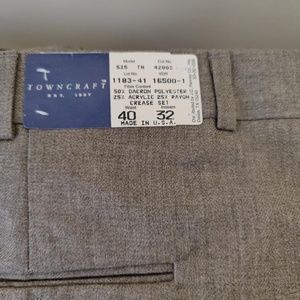 Men's Towncraft 40 x 32 Dress Pants